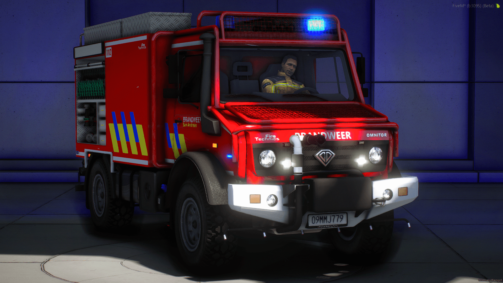 Benefactor Omnitor Wildfire engine