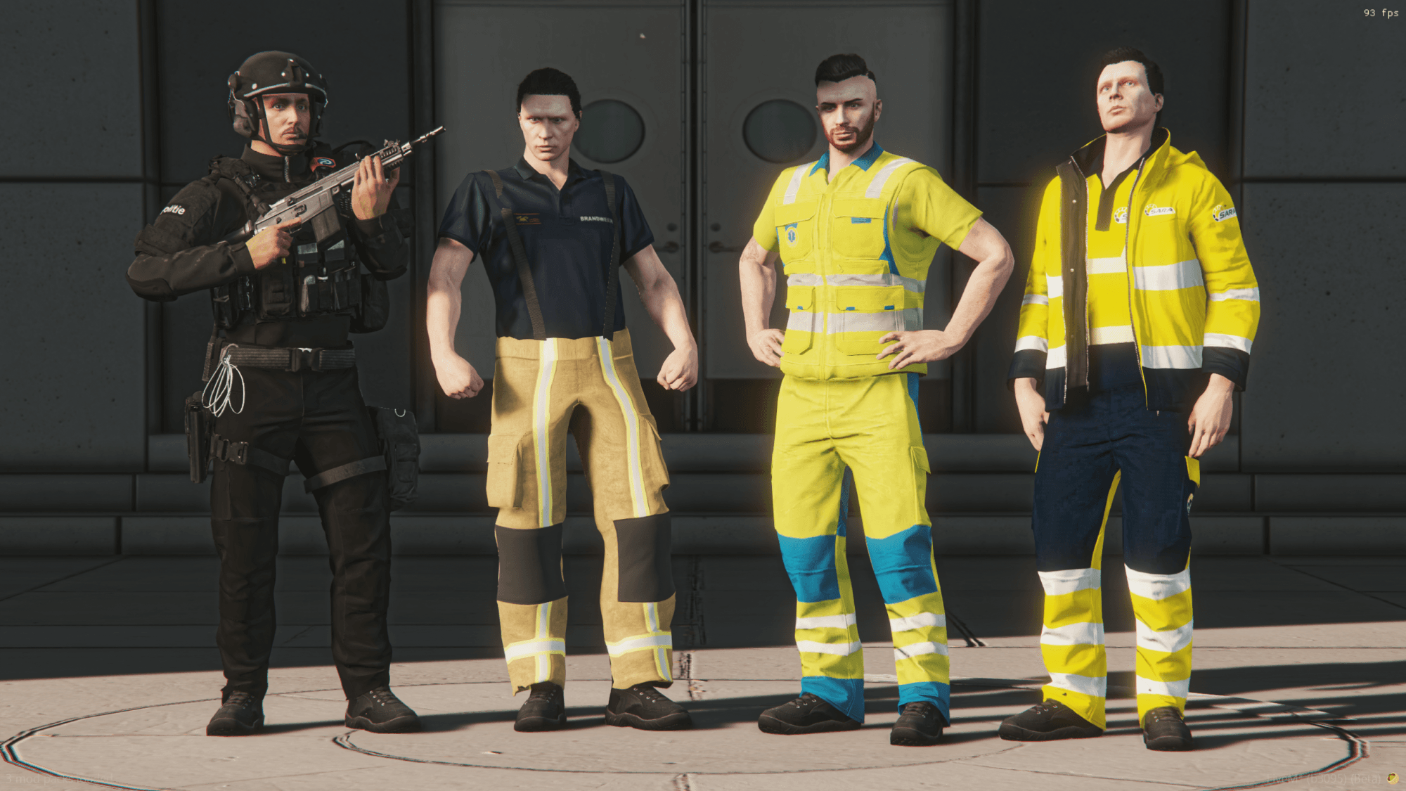 (SUB) Belgian Uniforms Pack - V3