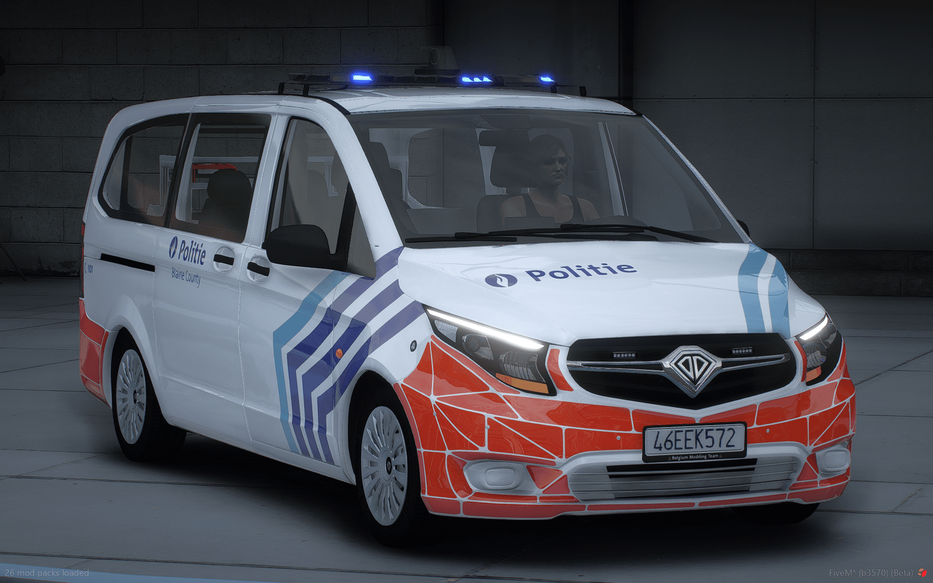 Benefactor Venturo Blaine County Police